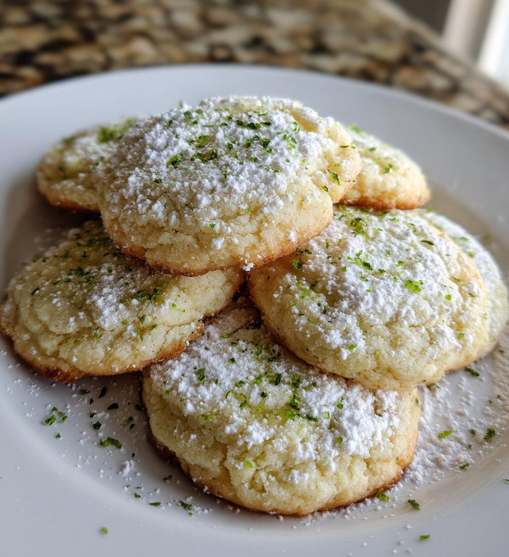 key lime cookies - detail 1