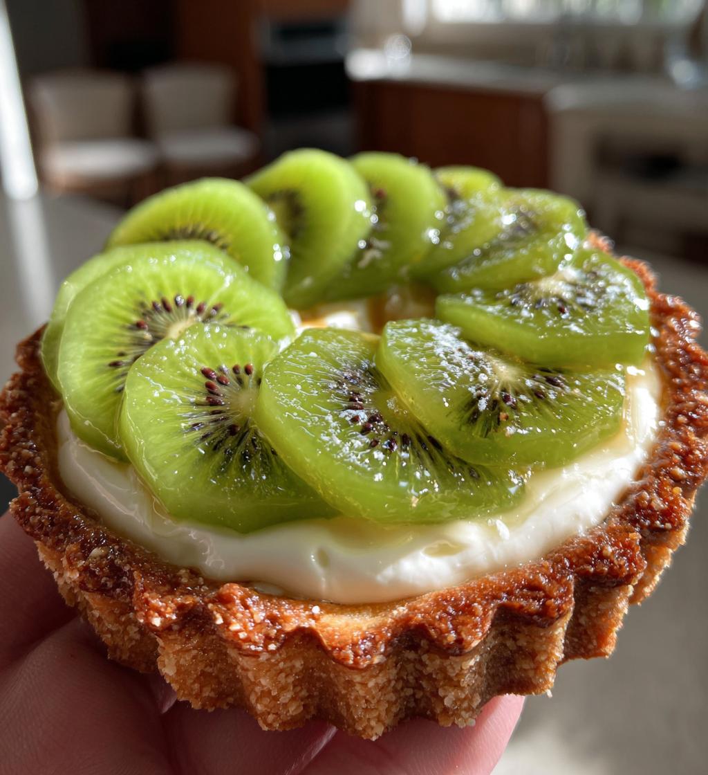 kiwi lime tarts - detail 1