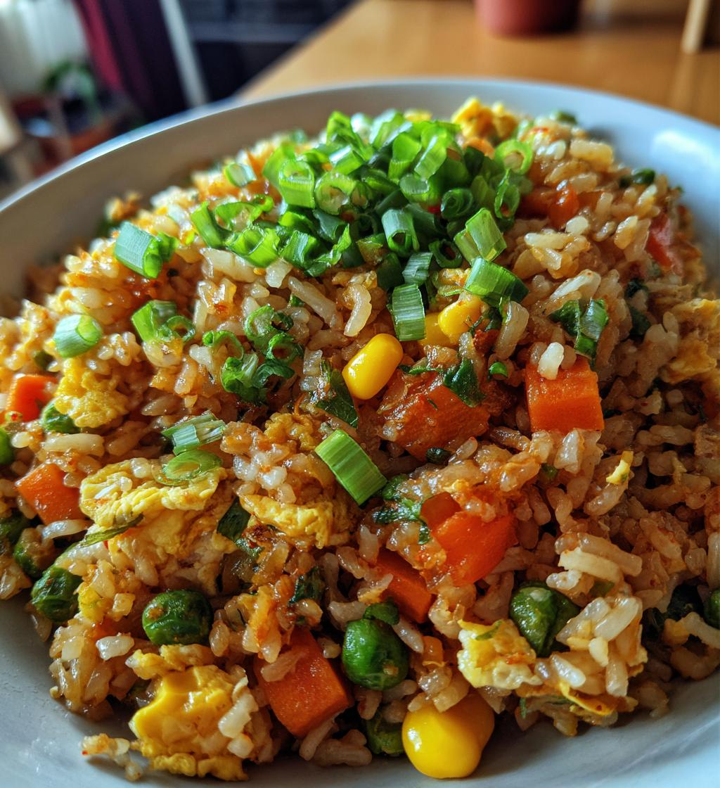 korean veggie fried rice - detail 1
