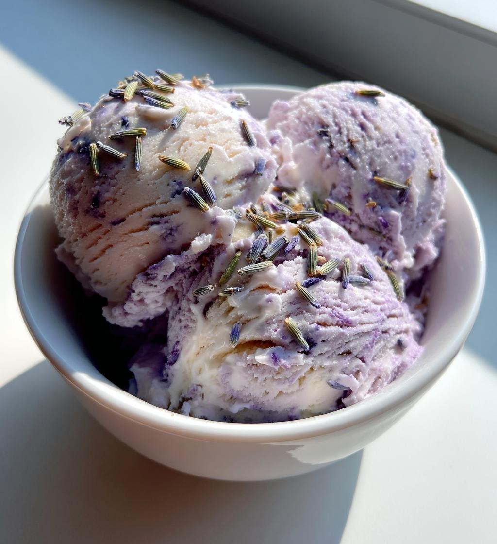 lavender earl grey ice cream - detail 1