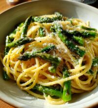 lemon asparagus pasta