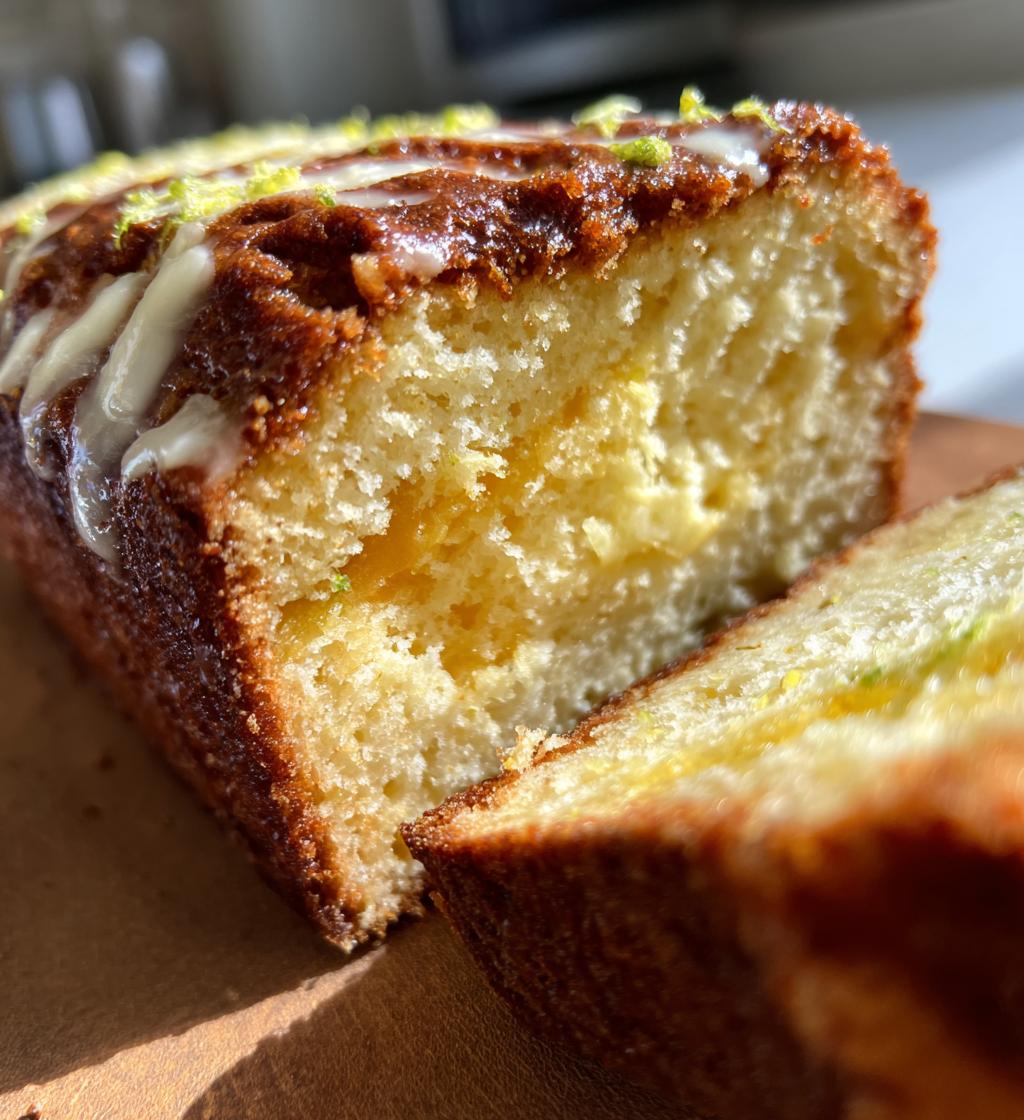 lemon cream cheese bread - detail 1