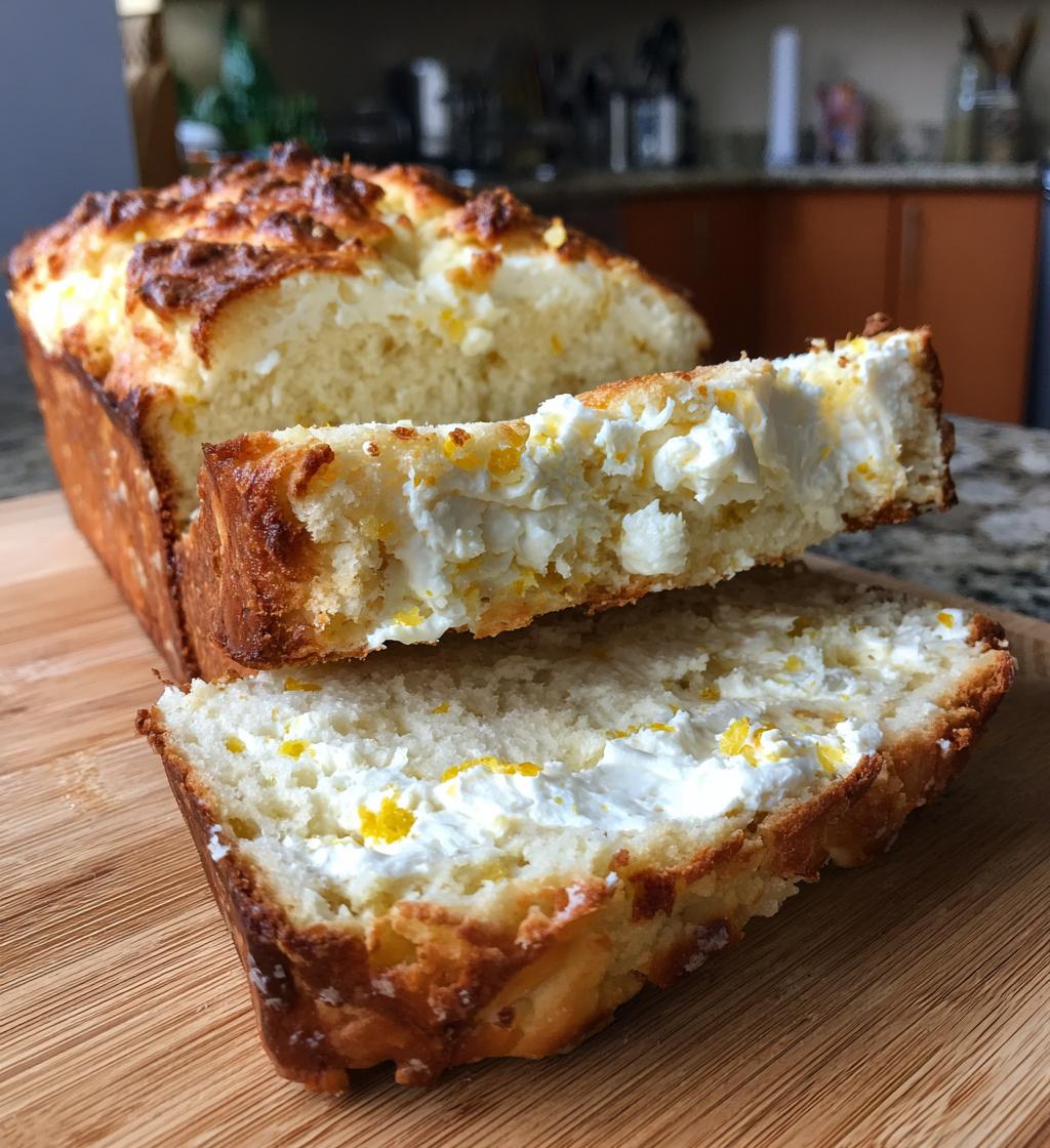 lemon cream cheese bread