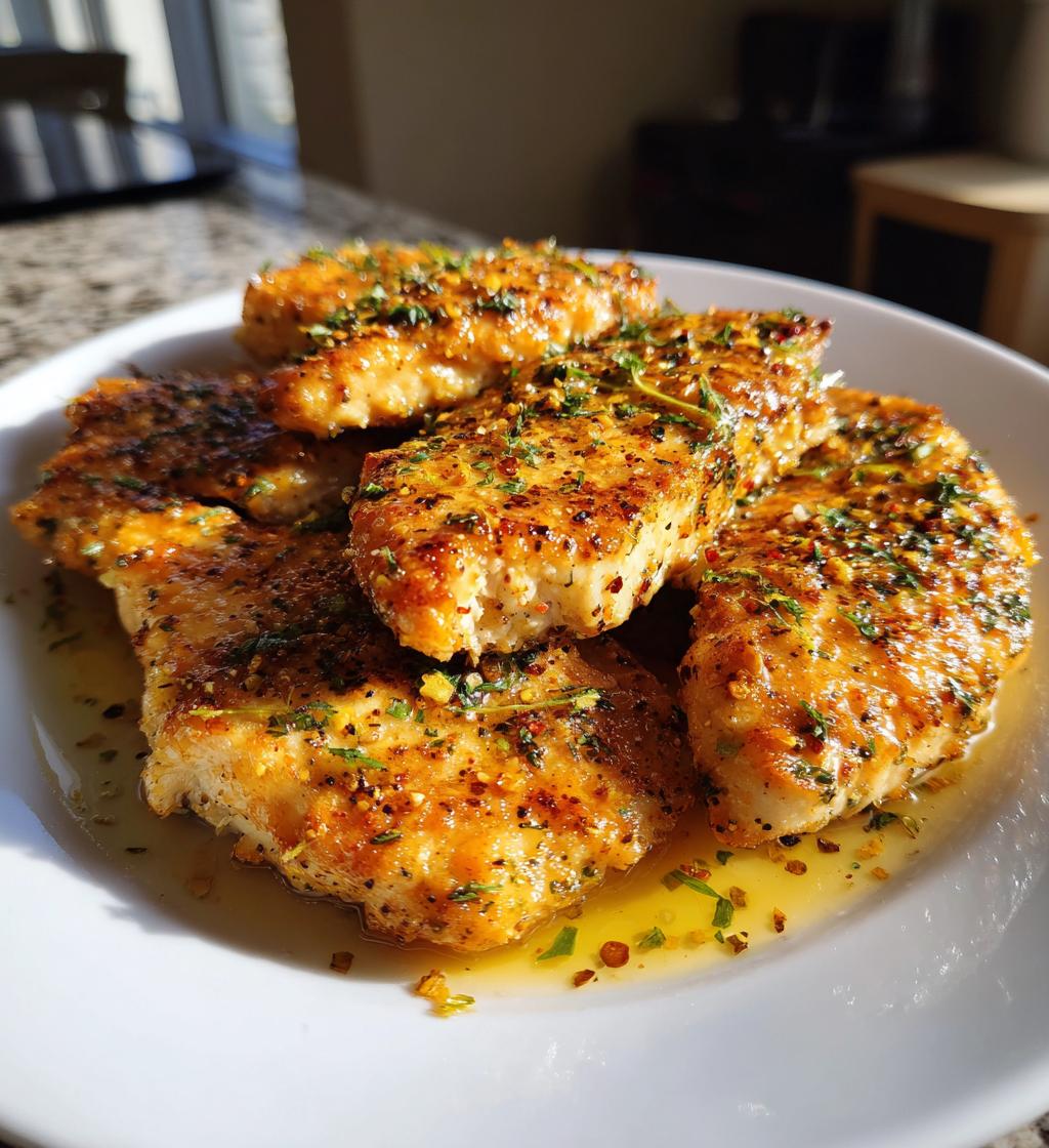 lemon pepper chicken cutlets - detail 1