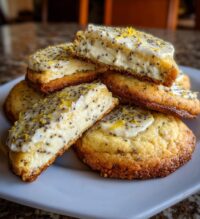 lemon poppy seed cheesecake cookies
