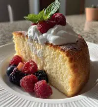 light fluffy yogurt cloud cake