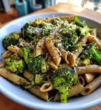 light healthy broccoli pasta