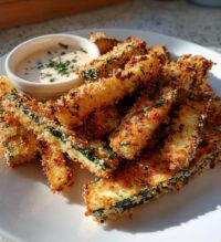 low calorie air fryer zucchini fries