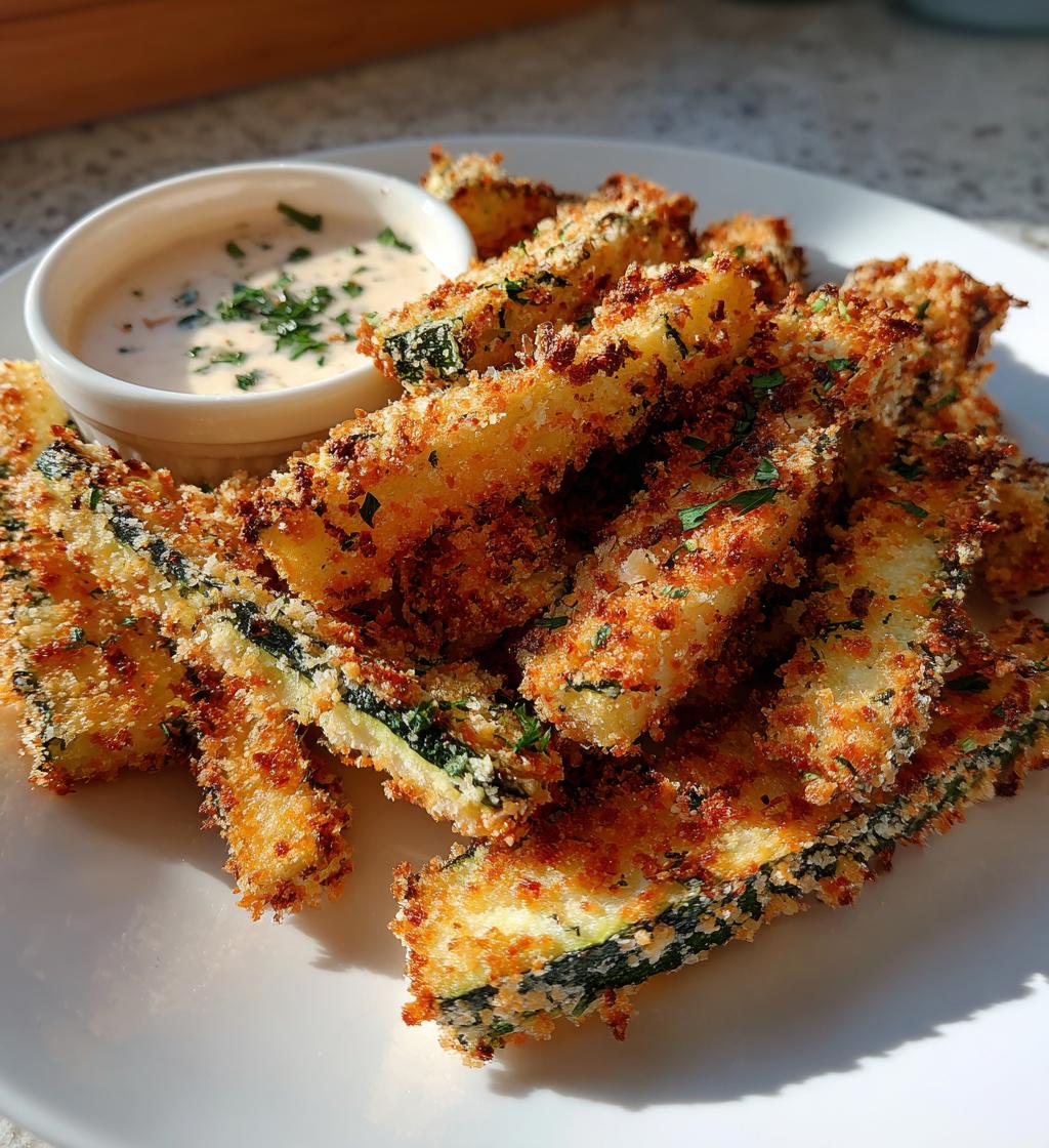 low calorie air fryer zucchini fries