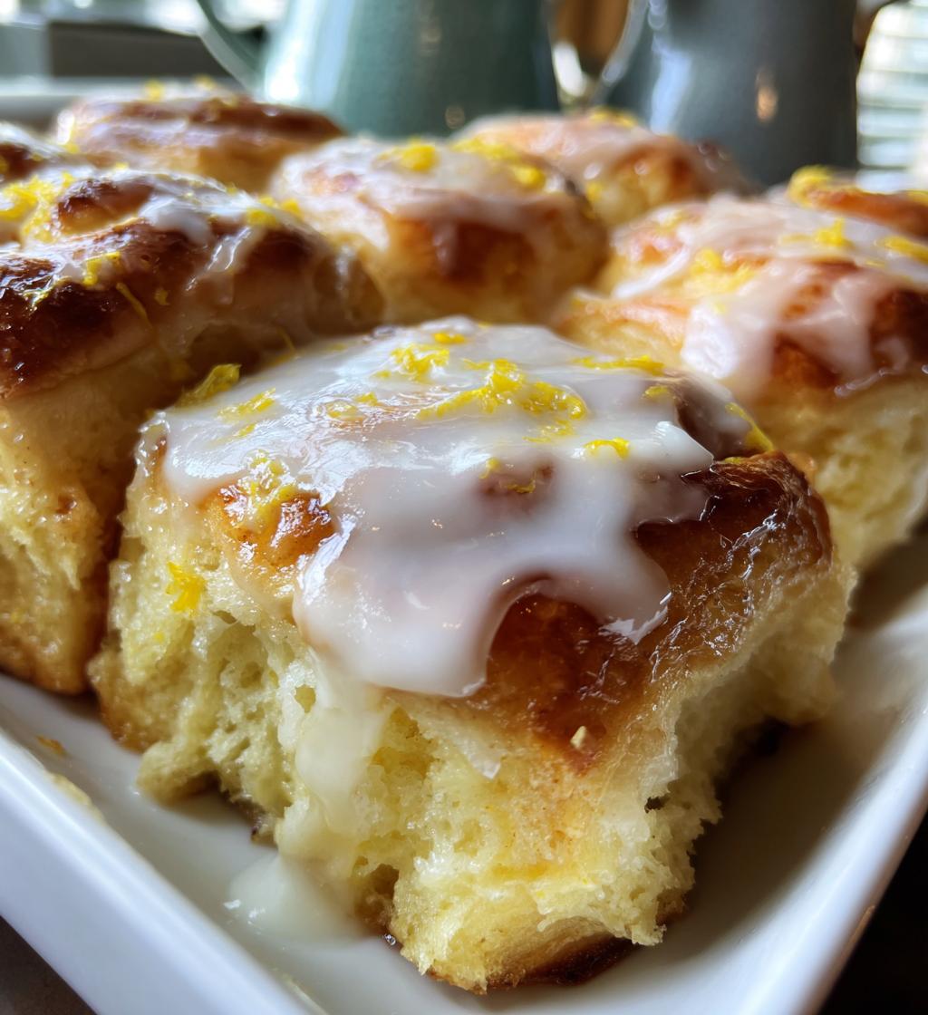 lusciously soft lemon rolls