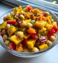 mango chickpea salad