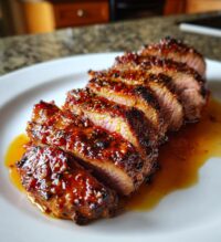 maple bourbon glazed pork tenderloin