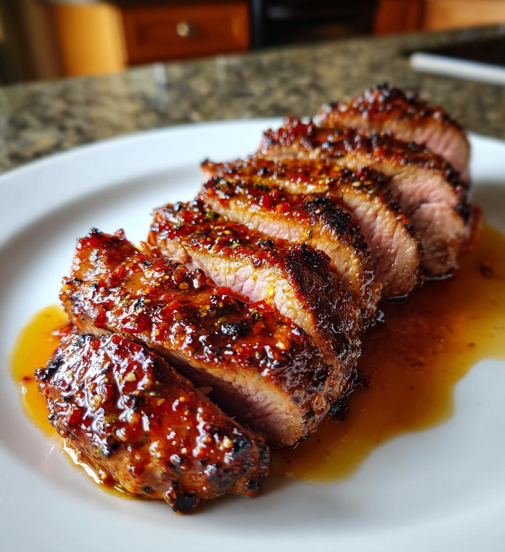 maple bourbon glazed pork tenderloin