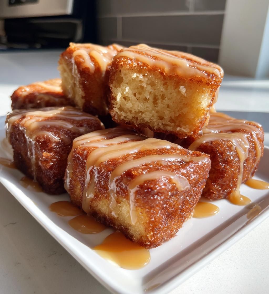 maple donut bars from scratch - detail 1