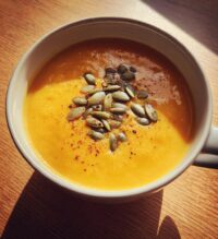 maple roasted butternut squash soup