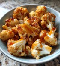 maple sriracha cauliflower bliss