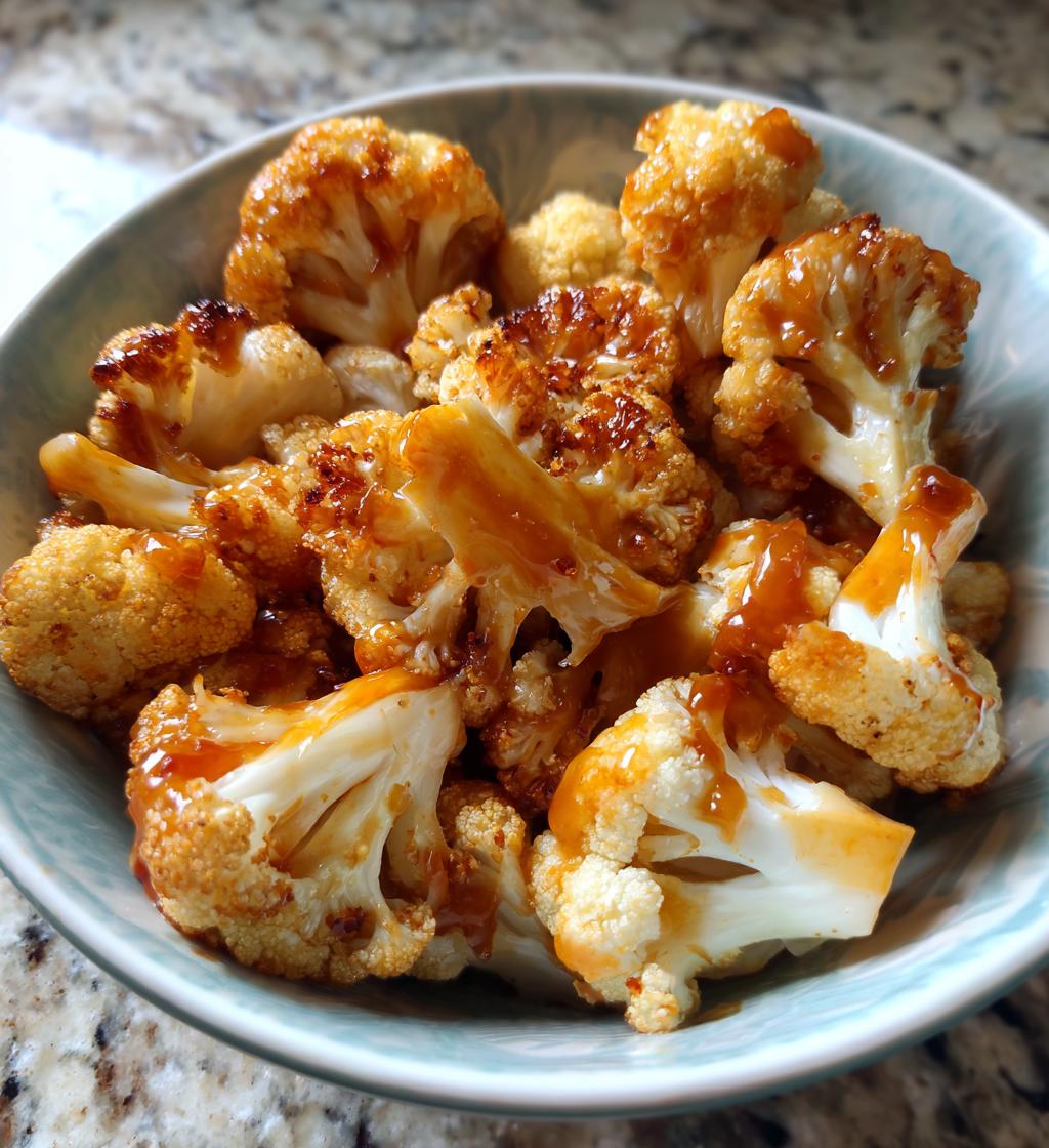 maple sriracha cauliflower bliss