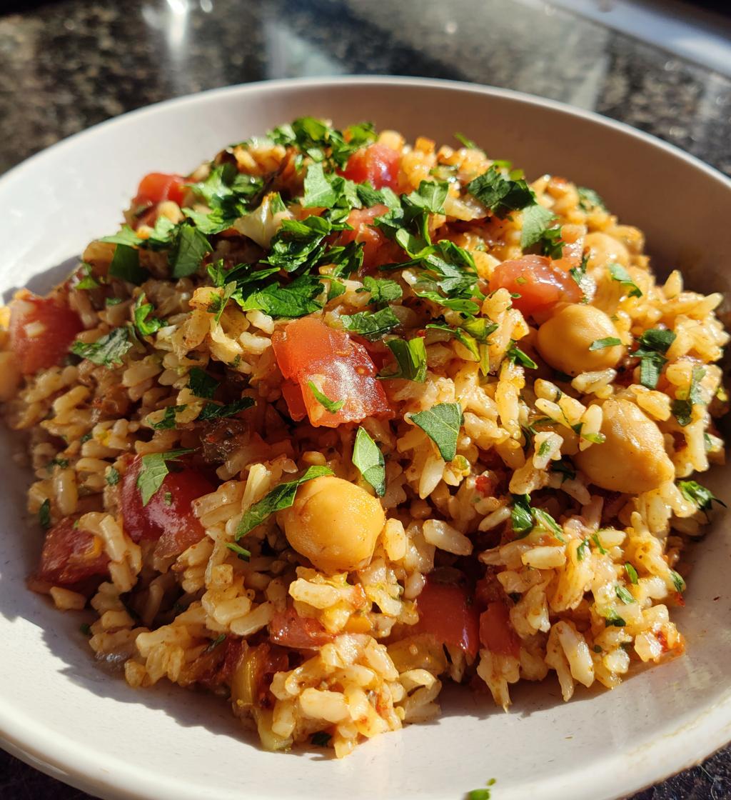 mediterranean rice and beans