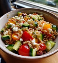 mediterranean rice bowl