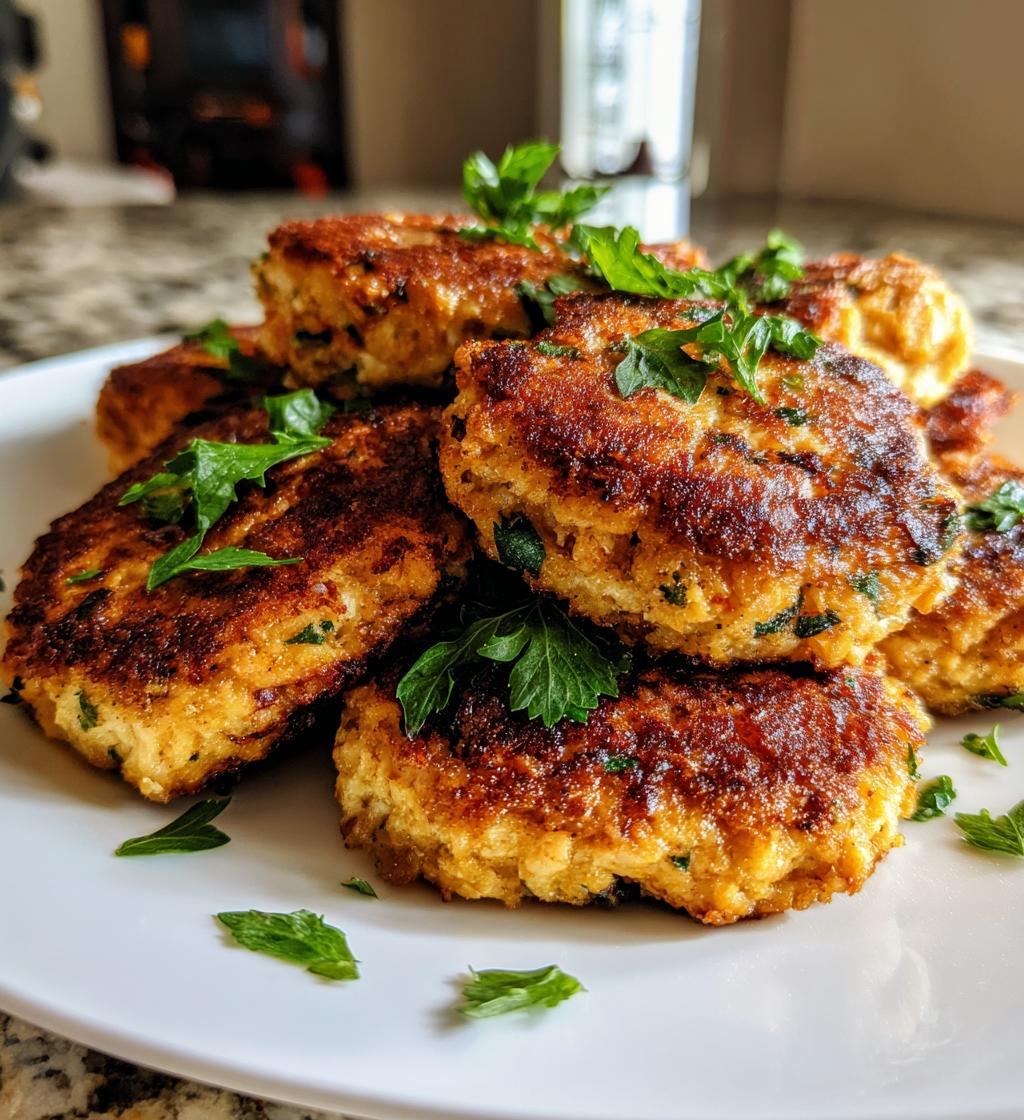 mediterranean salmon patties - detail 1