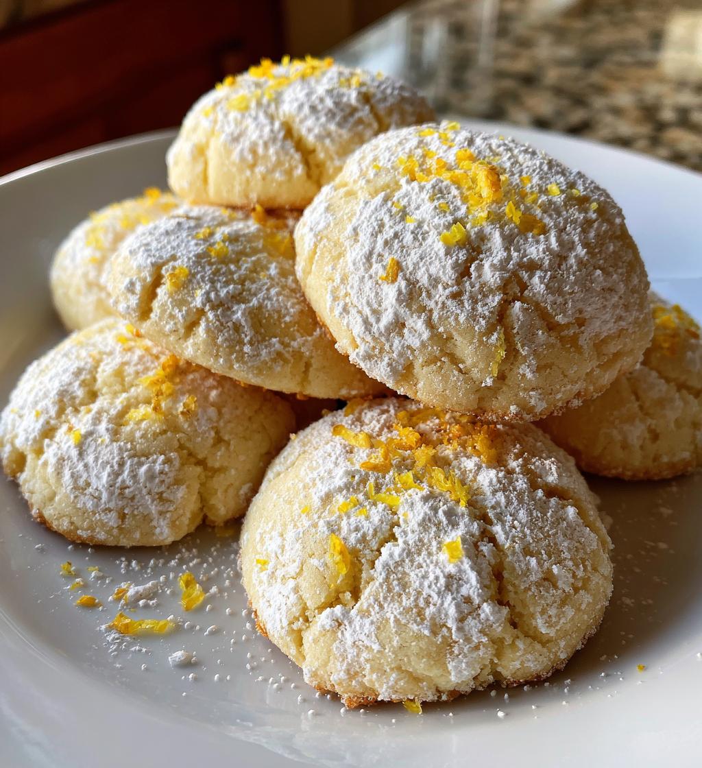 meyer lemon meltaways - detail 1