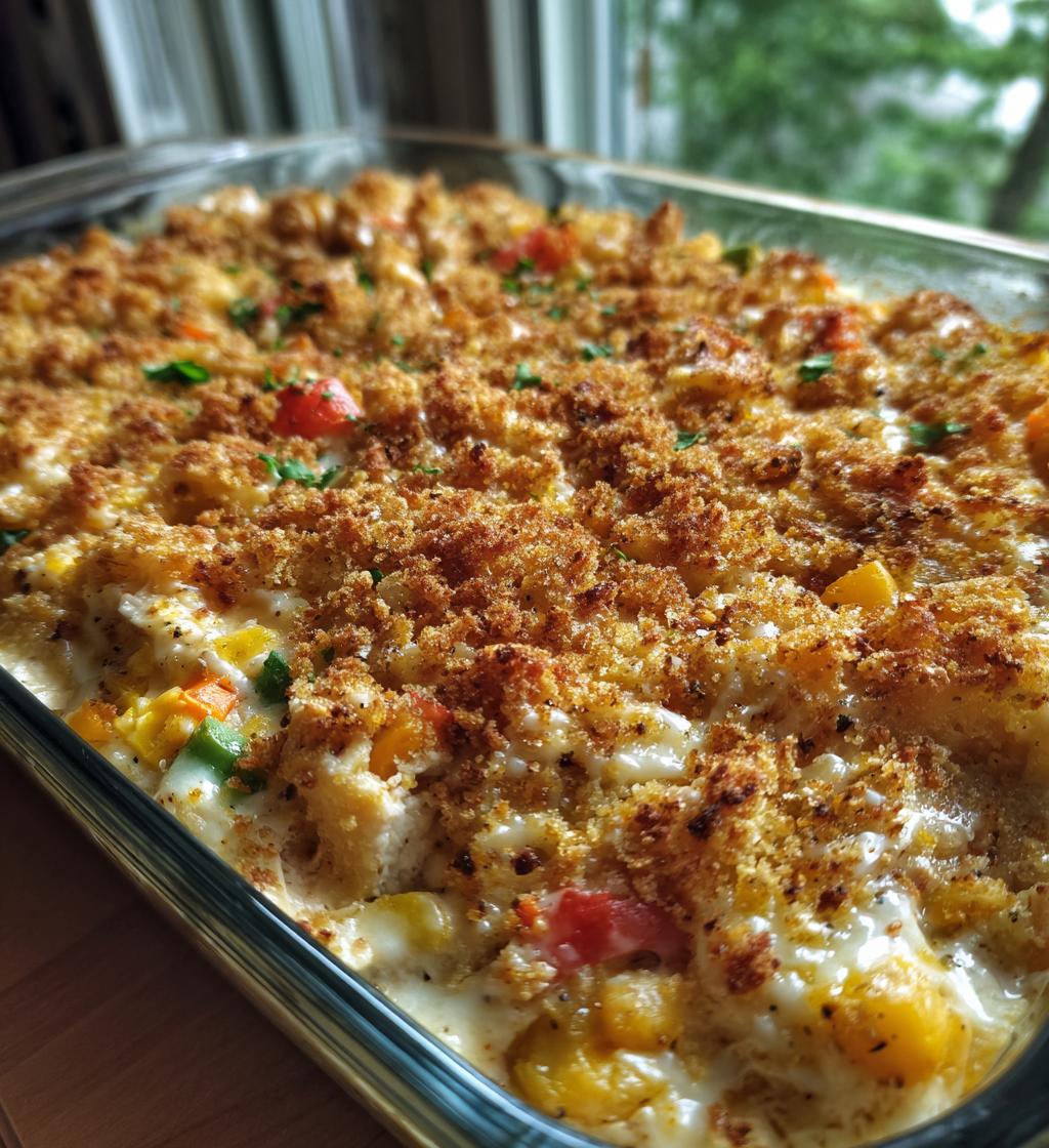 million dollar chicken casserole - detail 1