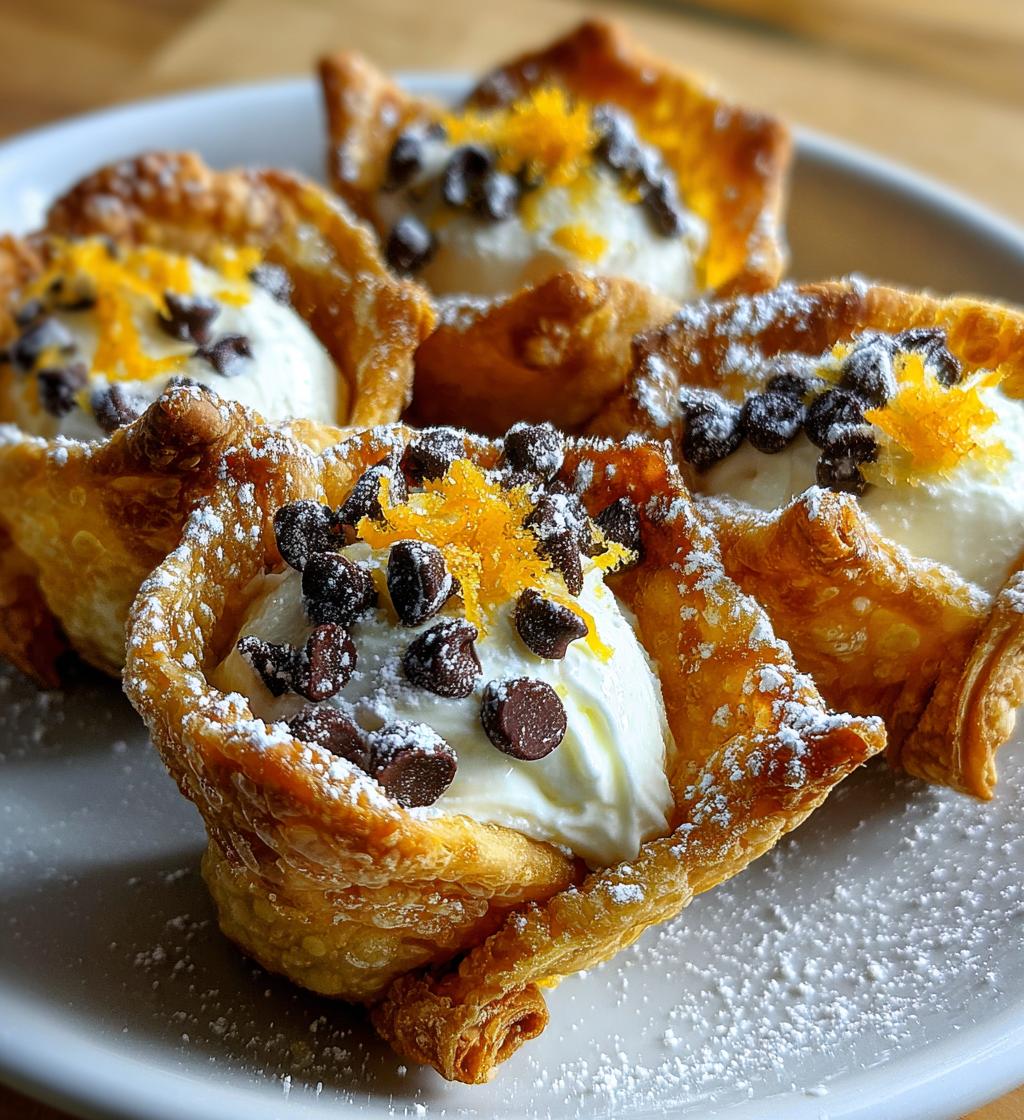 mini cannoli cups