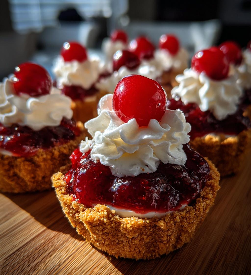 mini cherry cream cheese pies