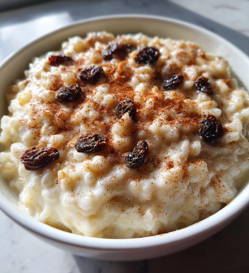 moms old fashioned rice pudding