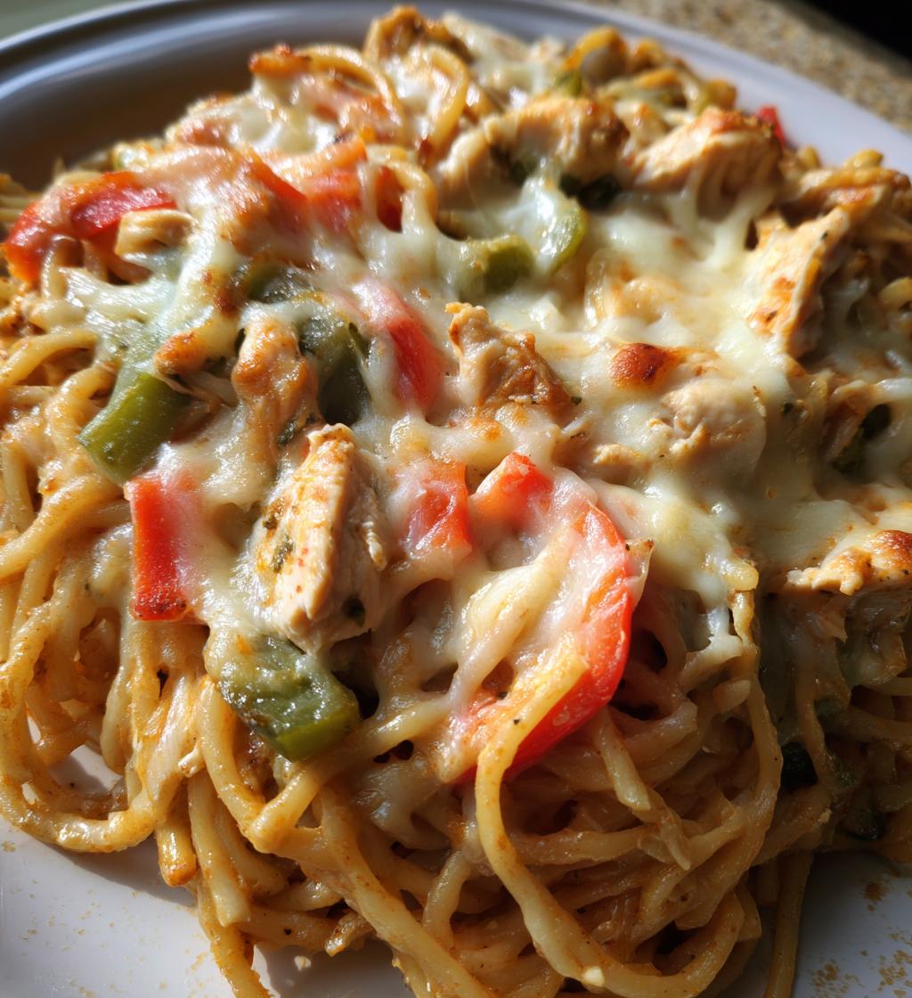 monterey chicken spaghetti - detail 1