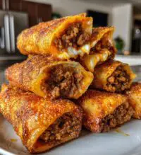 nashville hot beef wrapped mozzarella sticks