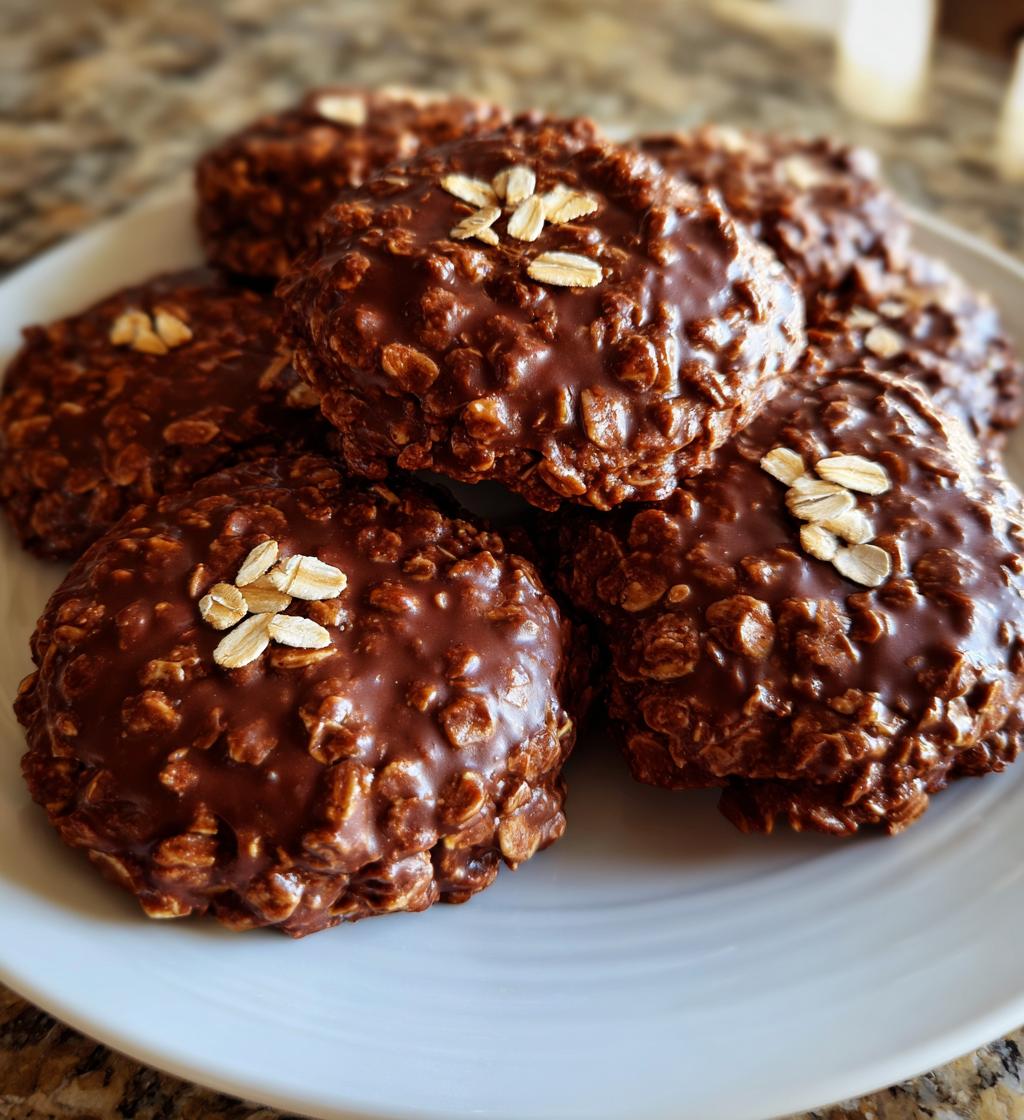 no bake oatmeal cookies - detail 1