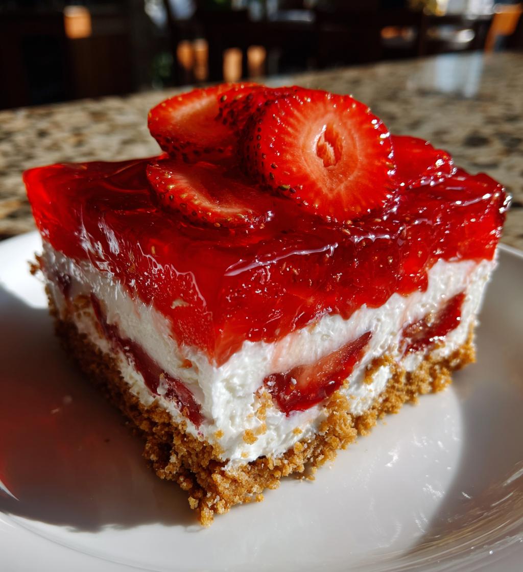 no bake strawberry jello lasagna recipe