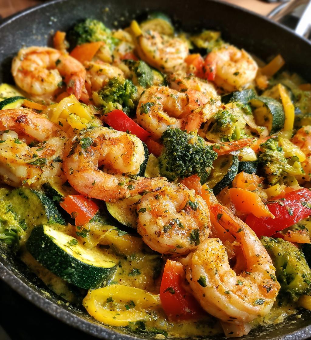 one pan 20 minute garlic parmesan shrimp veggies