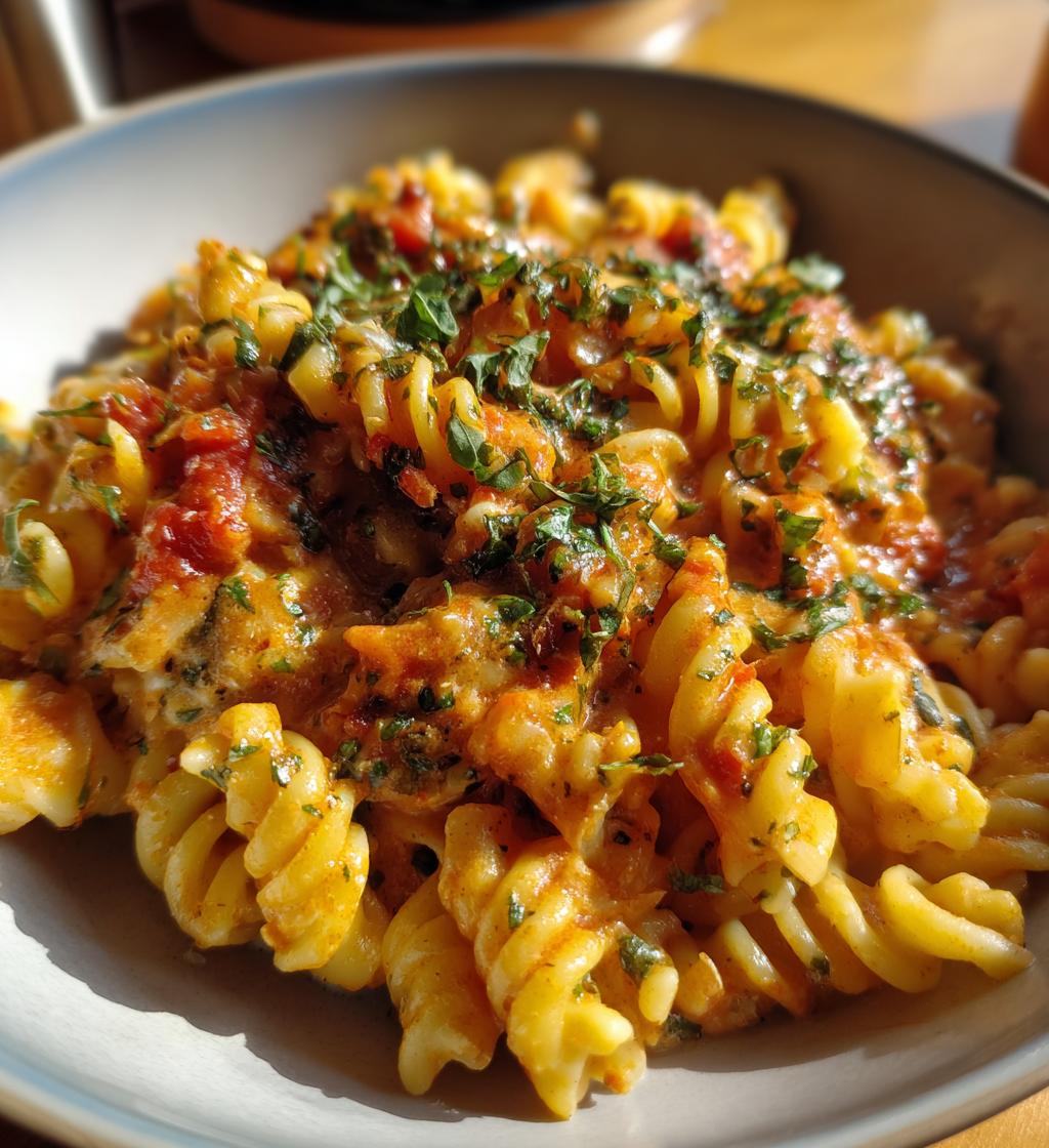 one pot creamy tomato basil pasta