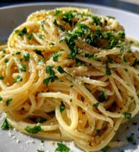 one pot lemon garlic parmesan pasta