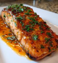 orange glazed salmon