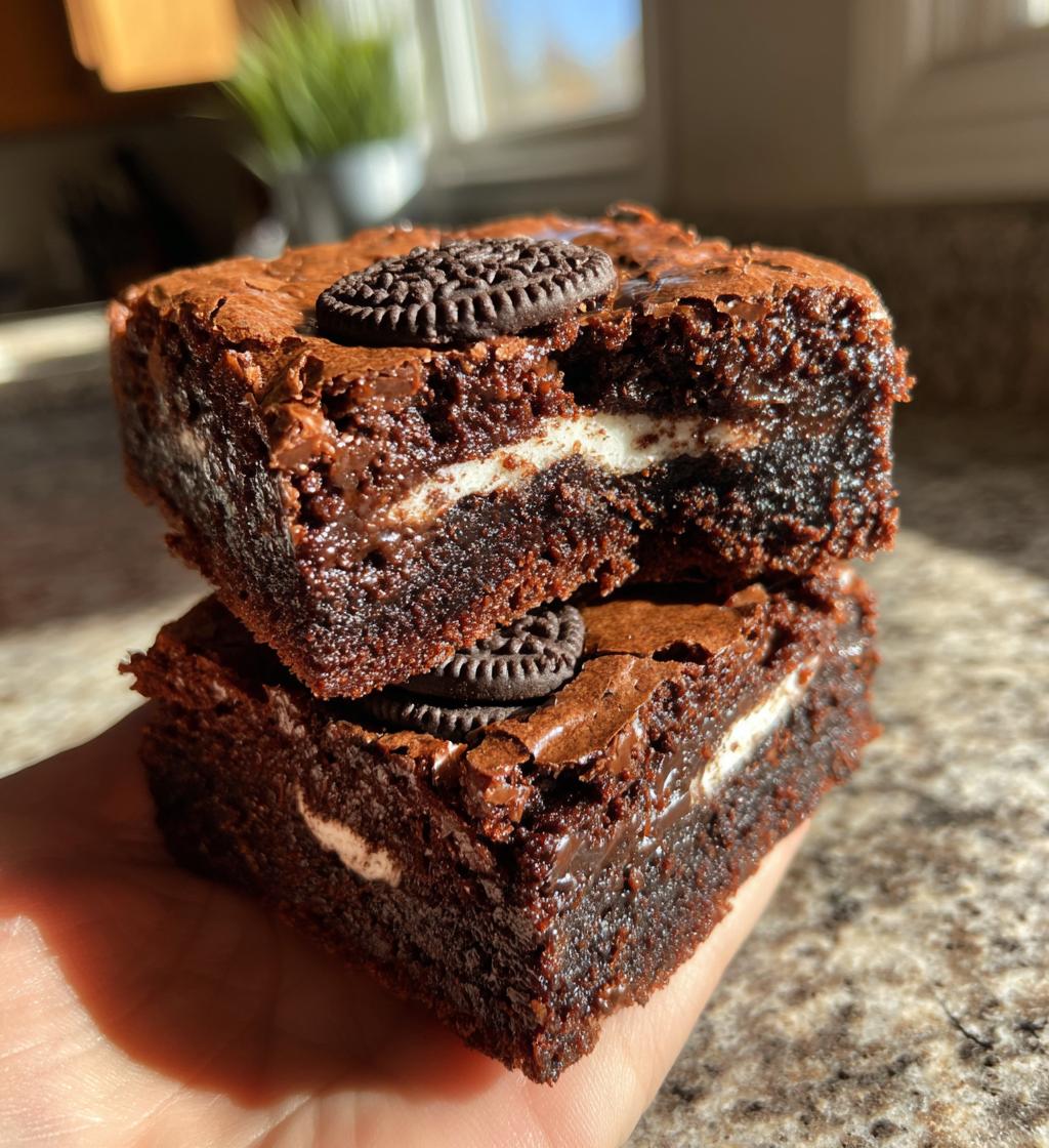 oreo brownie cookies - detail 1