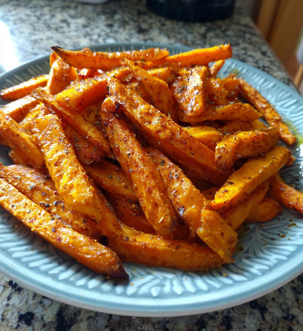 oven baked sweet potato fries - detail 1