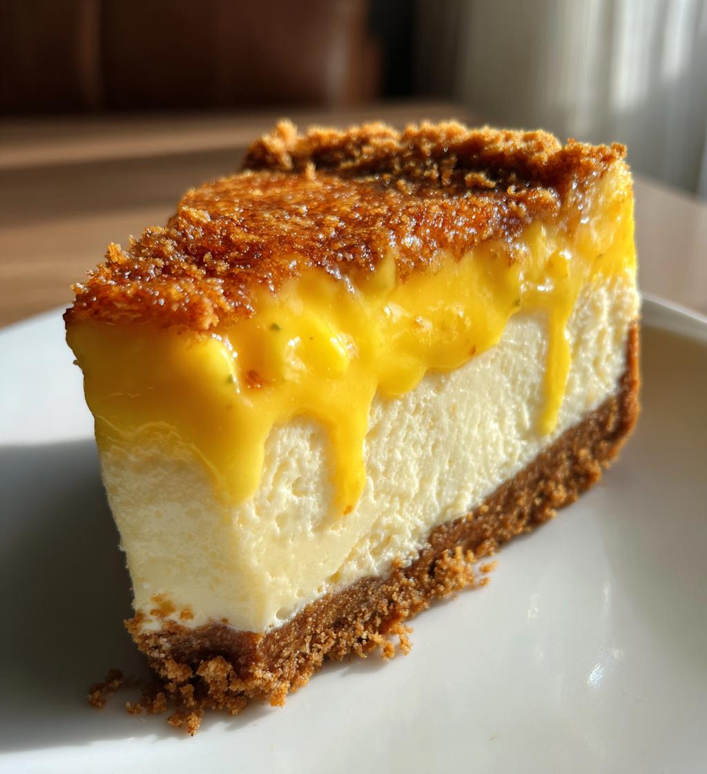 passion fruit mango cheesecake gingersnap crust