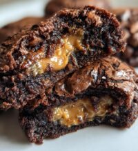 peanut butter filled brownie cookies