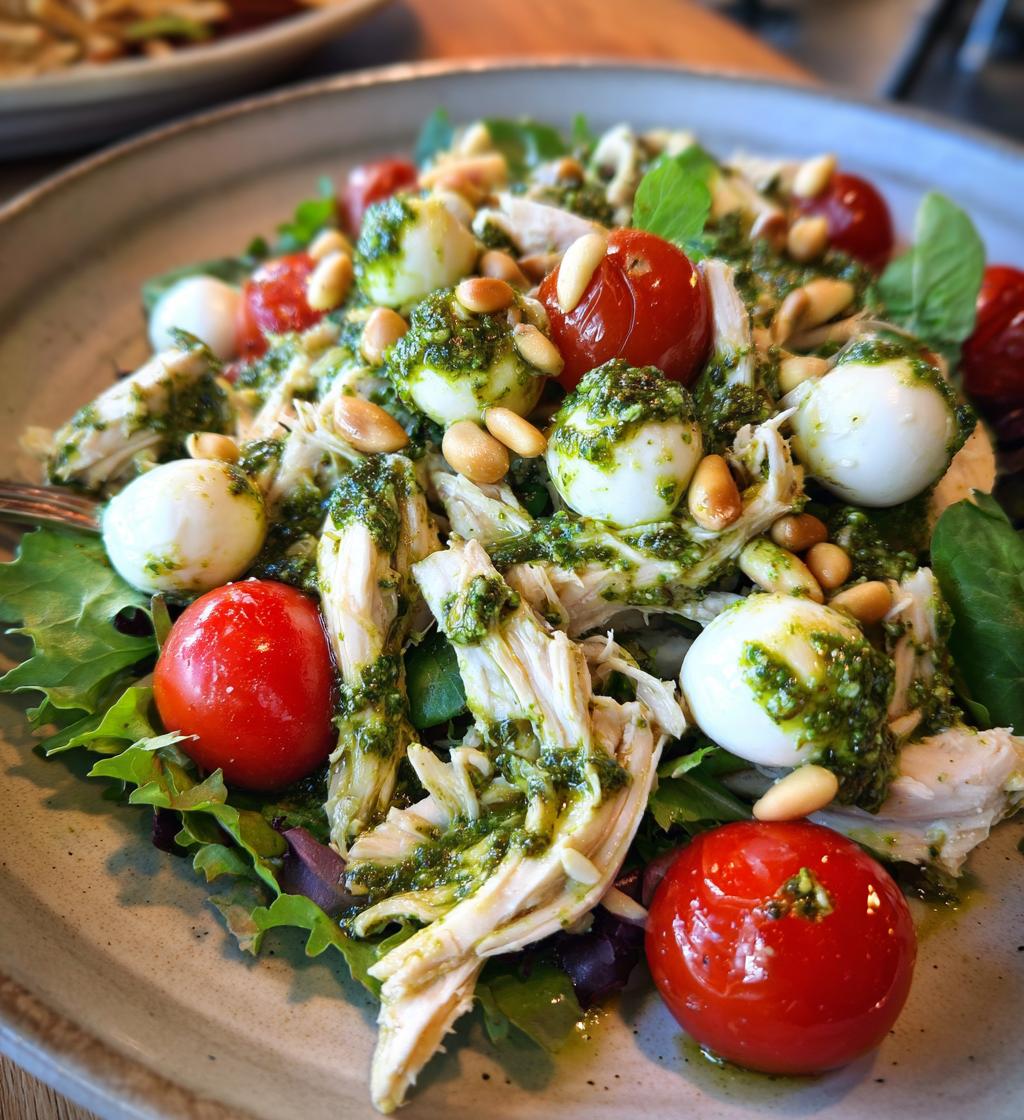 pesto chicken salad