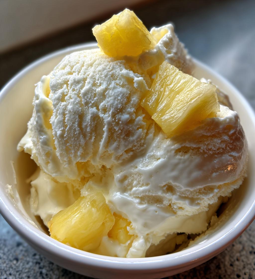 pineapple ice cream