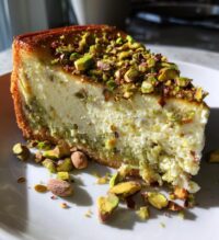 pistachio cheesecake