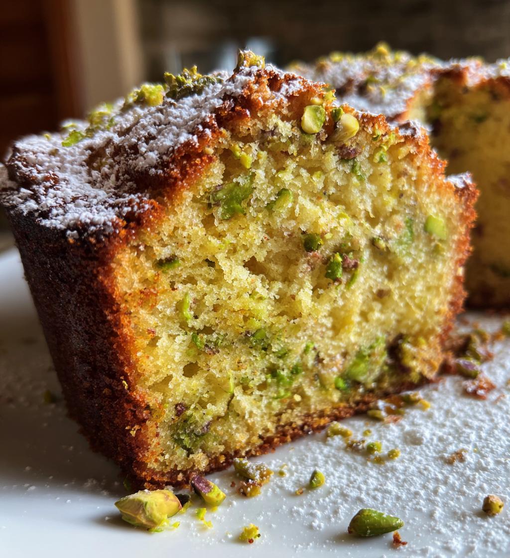pistachio coffee cake