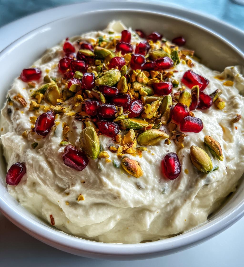 pomegranate pistachio whipped feta - detail 1