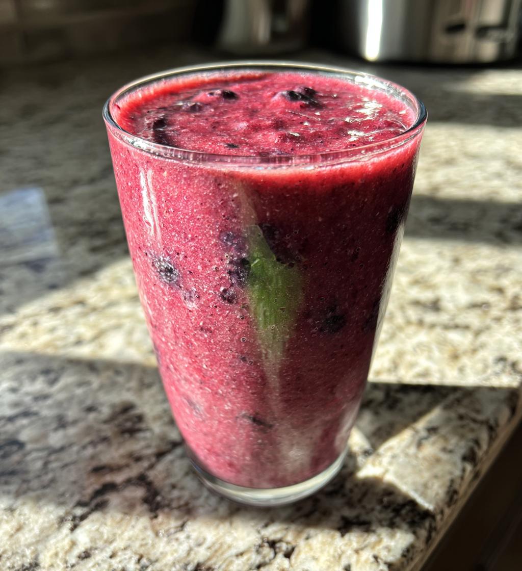 protein fruit smoothie - detail 1