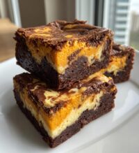 pumpkin cheesecake swirl brownies