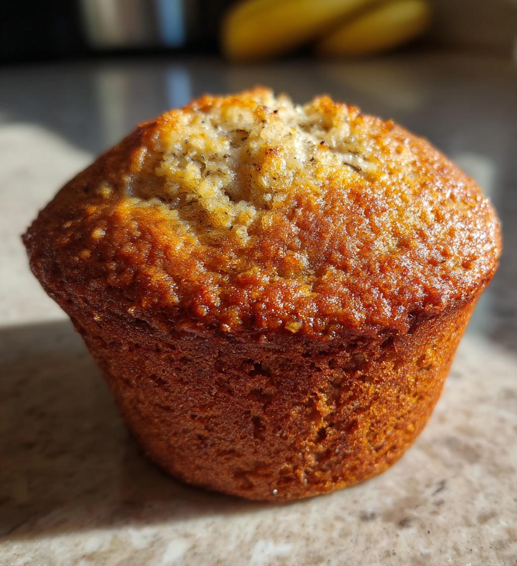 quick easy banana muffins - detail 1