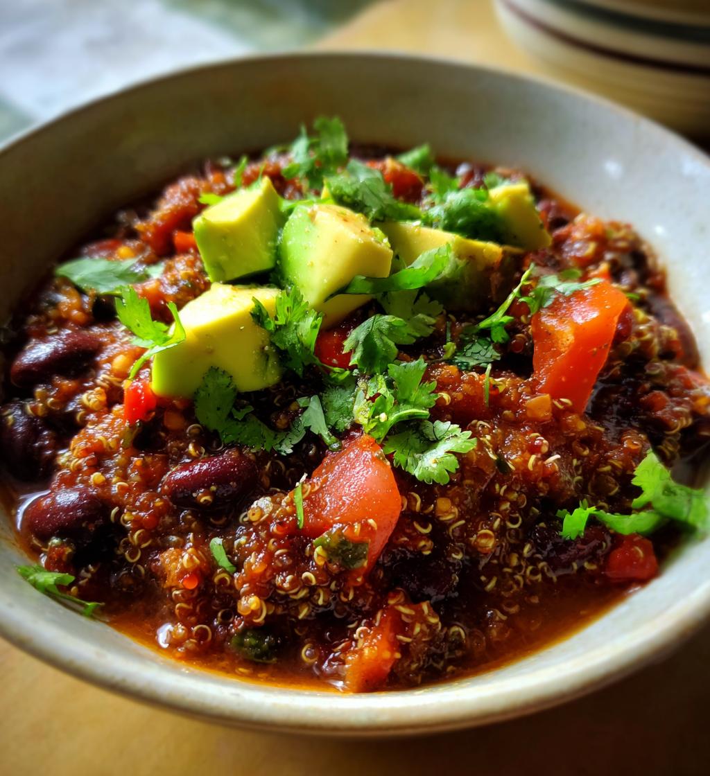 quinoa and black bean chili